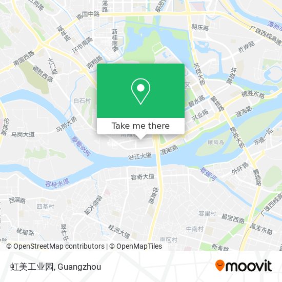 虹美工业园 map