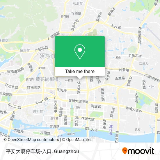 平安大厦停车场-入口 map