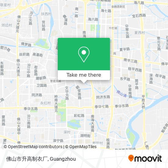 佛山市升高制衣厂 map