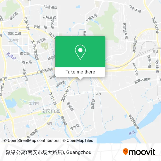 聚缘公寓(南安市场大路店) map