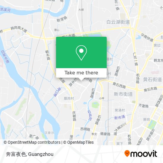 奔富夜色 map