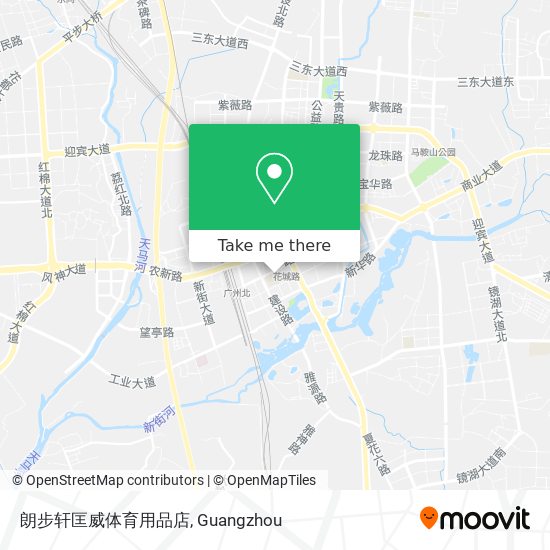 朗步轩匡威体育用品店 map