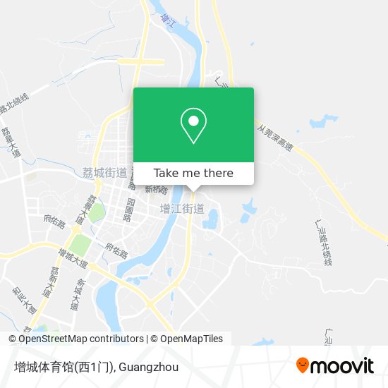 增城体育馆(西1门) map