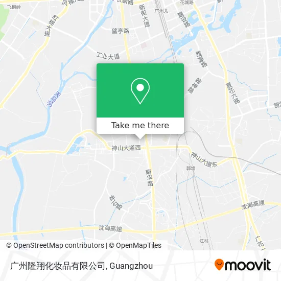 广州隆翔化妆品有限公司 map