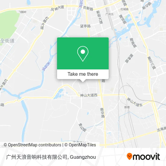 广州天浪音响科技有限公司 map
