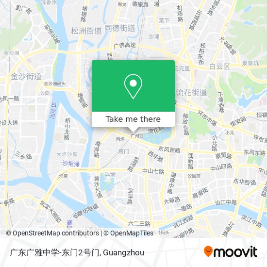 广东广雅中学-东门2号门 map