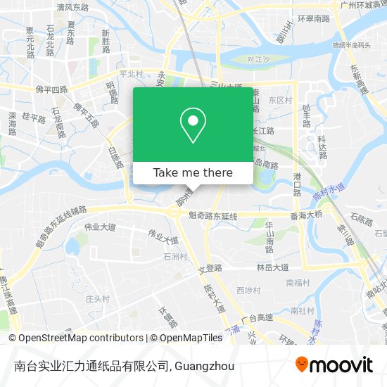 南台实业汇力通纸品有限公司 map