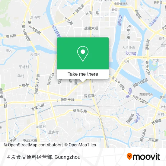 孟发食品原料经营部 map