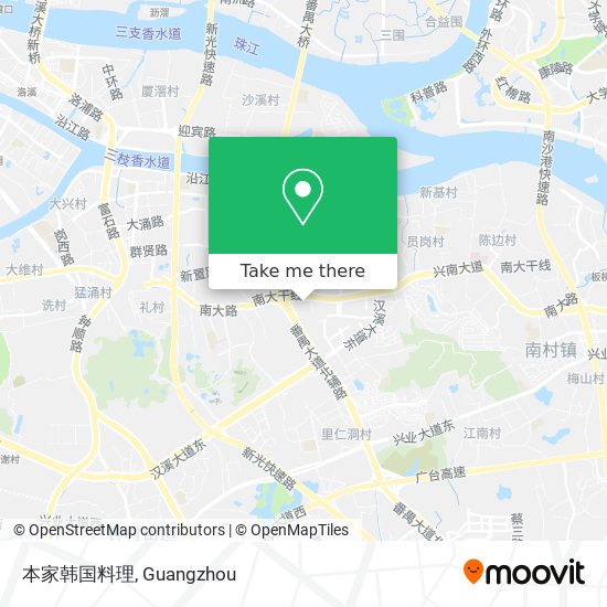 本家韩国料理 map