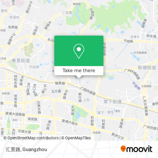 汇景路 map