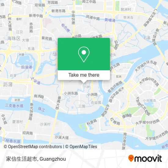 家信生活超市 map