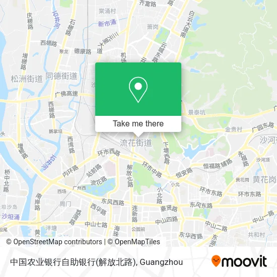中国农业银行自助银行(解放北路) map