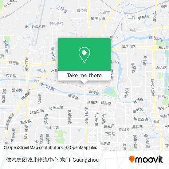 佛汽集团城北物流中心-东门 map