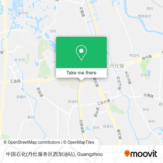 中国石化(丹灶服务区西加油站) map