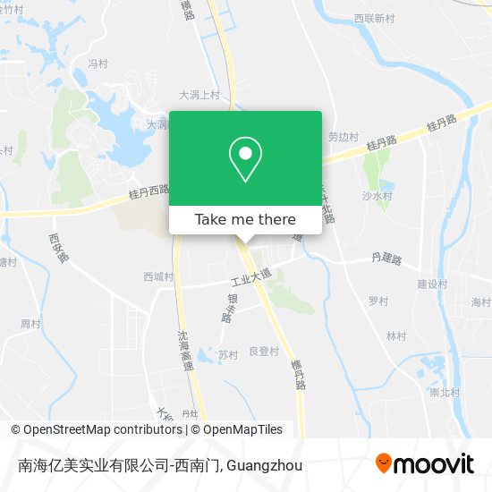 南海亿美实业有限公司-西南门 map