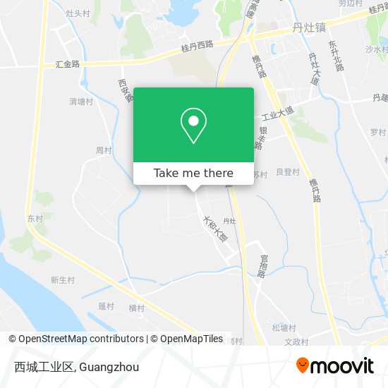 西城工业区 map