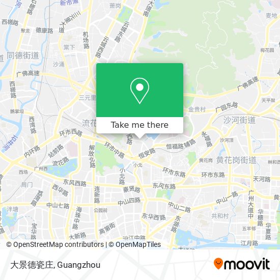 大景德瓷庄 map
