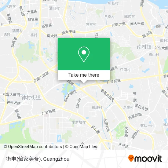街电(怡家美食) map