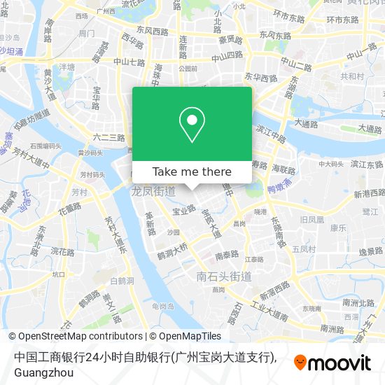 中国工商银行24小时自助银行(广州宝岗大道支行) map