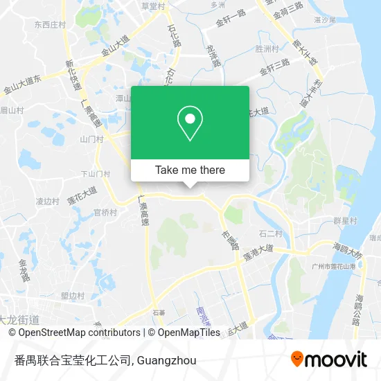 番禺联合宝莹化工公司 map