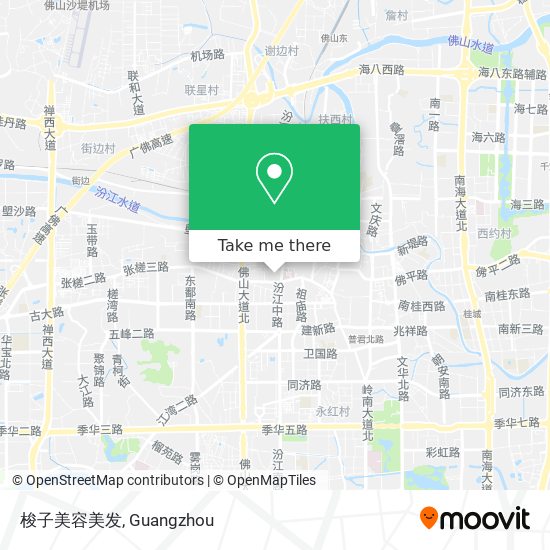 梭子美容美发 map
