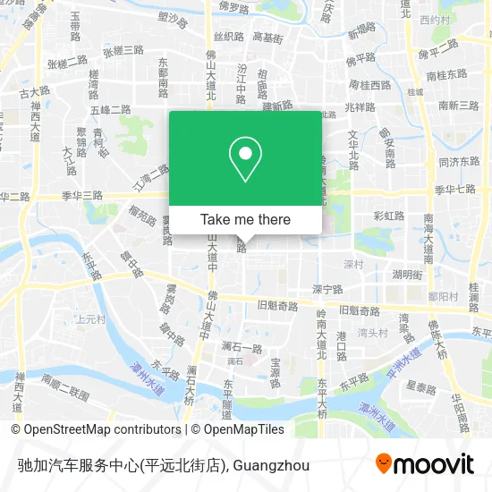 驰加汽车服务中心(平远北街店) map
