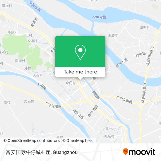 富安国际牛仔城-H座 map