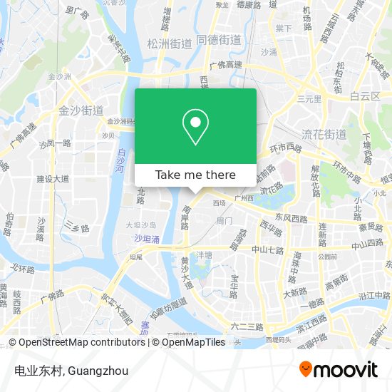 电业东村 map