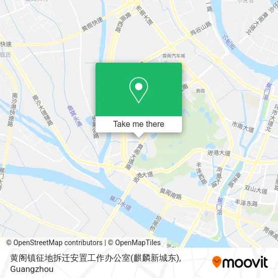 黄阁镇征地拆迁安置工作办公室(麒麟新城东) map
