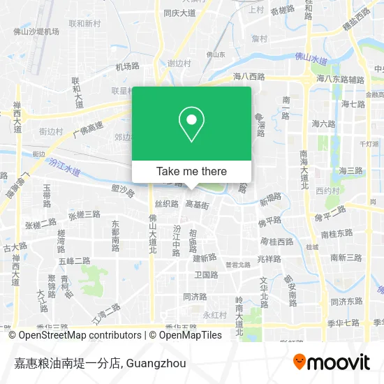 嘉惠粮油南堤一分店 map