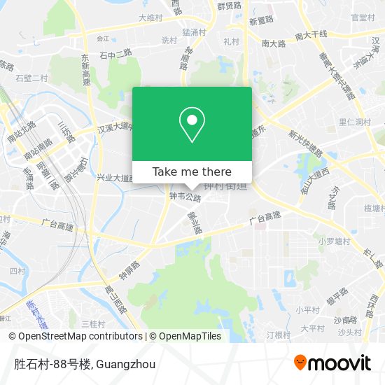 胜石村-88号楼 map