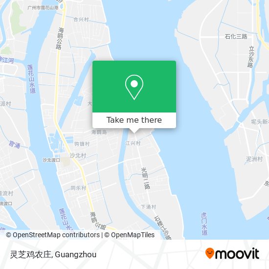 灵芝鸡农庄 map