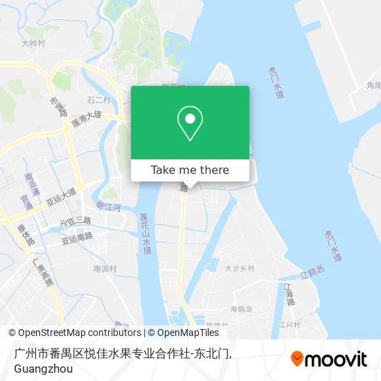 广州市番禺区悦佳水果专业合作社-东北门 map