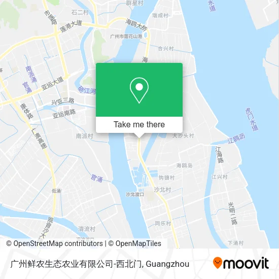 广州鲜农生态农业有限公司-西北门 map
