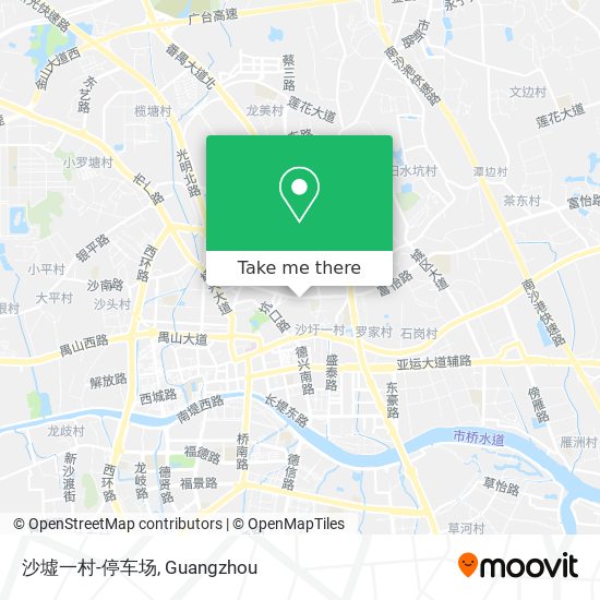 沙墟一村-停车场 map