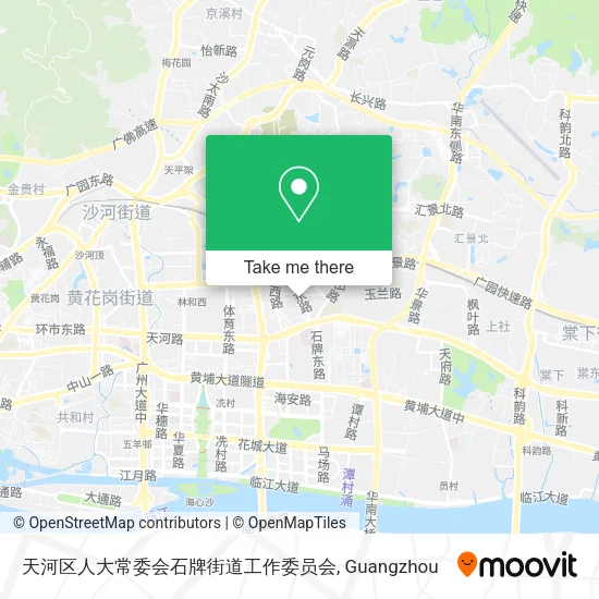 天河区人大常委会石牌街道工作委员会 map