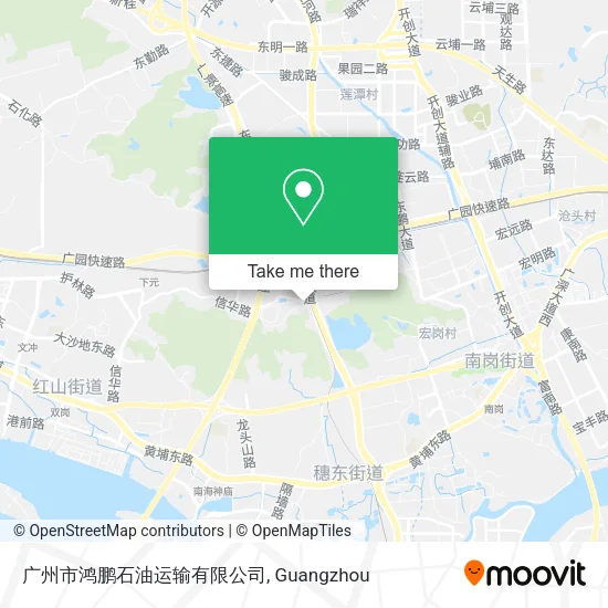 广州市鸿鹏石油运输有限公司 map
