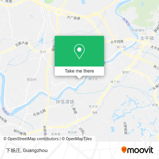 下杨庄 map
