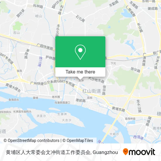 黄埔区人大常委会文冲街道工作委员会 map