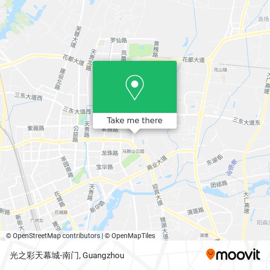 光之彩天幕城-南门 map