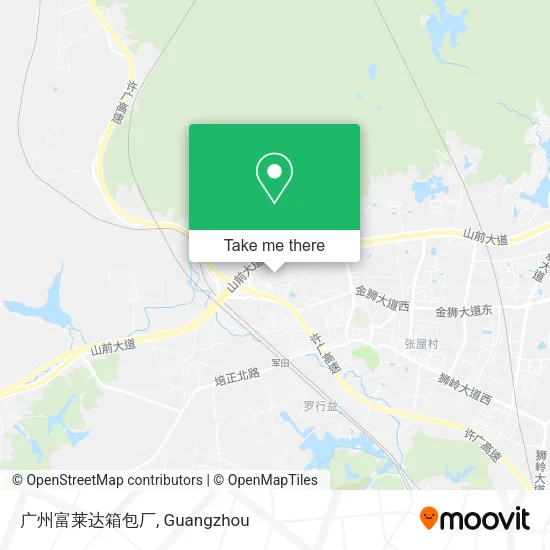 广州富莱达箱包厂 map