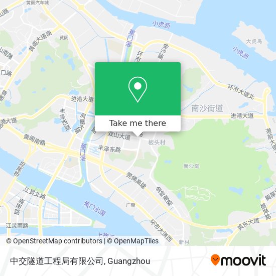 中交隧道工程局有限公司 map