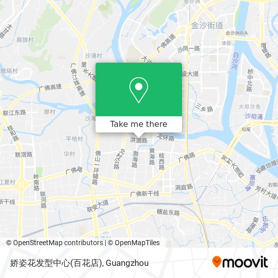 娇姿花发型中心(百花店) map