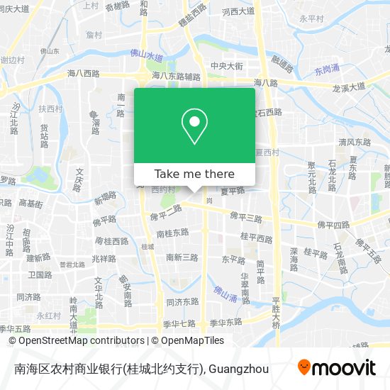 南海区农村商业银行(桂城北约支行) map