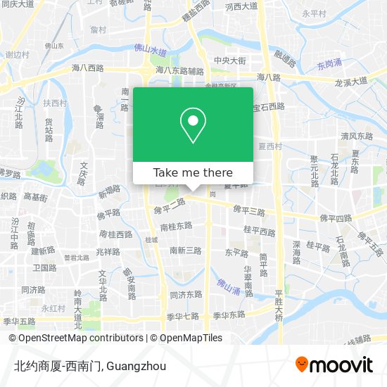 北约商厦-西南门 map