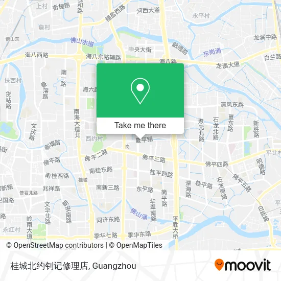 桂城北约钊记修理店 map