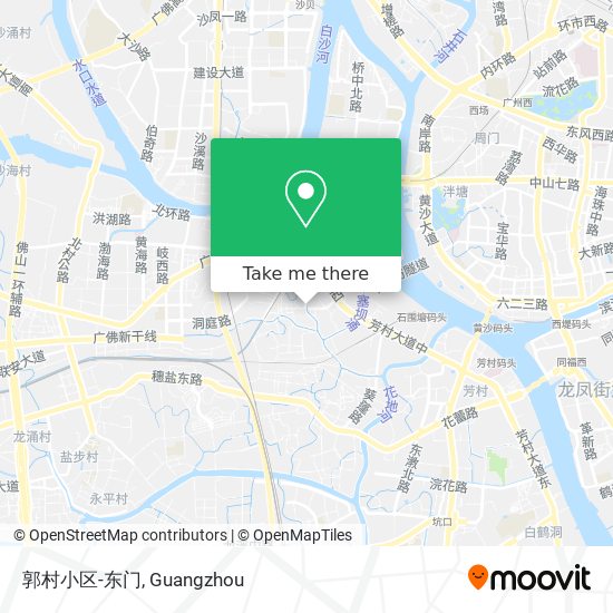 郭村小区-东门 map