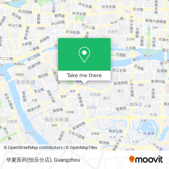 华夏医药(怡乐分店) map