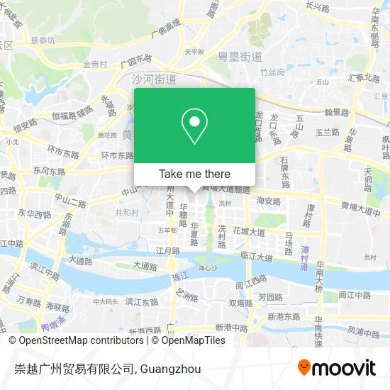 崇越广州贸易有限公司 map