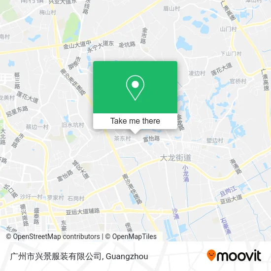 广州市兴景服装有限公司 map
